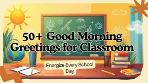 50+ Good Morning Greetings for Classroom Energize Every School Day