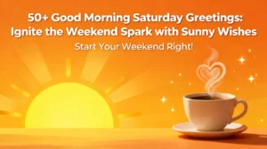 50+ Good Morning Saturday Greetings Ignite the Weekend Spark with Sunny Wishes