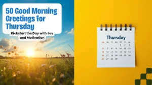 50 Good Morning Thursday Greetings Kickstart the Day with Joy and Motivation