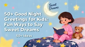 50+ Good Night Greetings for Kids Fun Ways to Say Sweet Dreams
