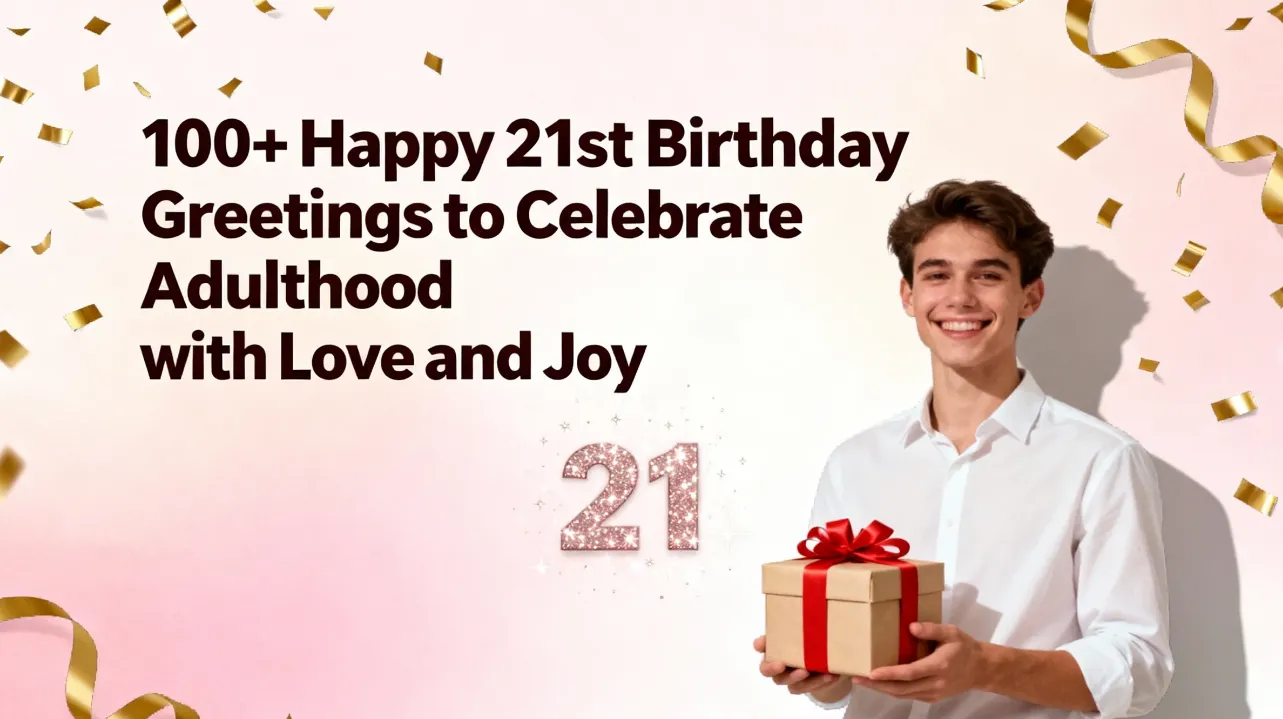 100 Happy 21st Birthday Greetings to Celebrate Adulthood with Love and Joy