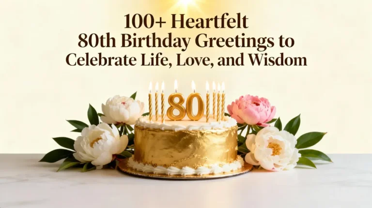 100+ Heartfelt 80th Birthday Greetings to Celebrate Life, Love, and Wisdom 7 100+ Heartfelt 80th Birthday Greetings to Celebrate Life, Love, and Wisdom