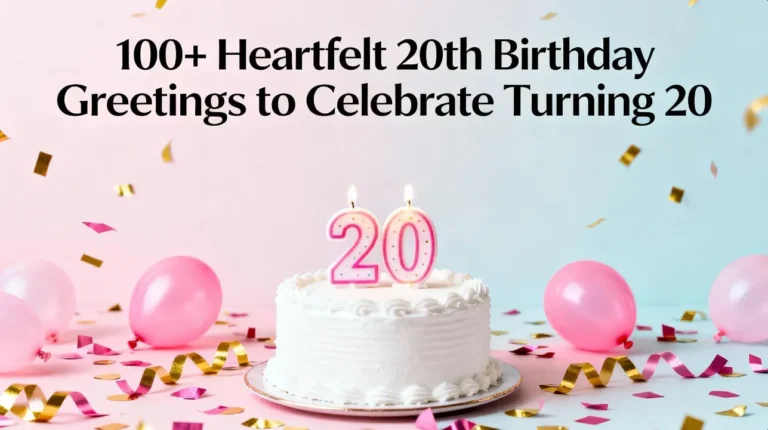 100+ Heartfelt Happy 20th Birthday Greetings to Celebrate Turning 20 9 100+ Heartfelt Happy 20th Birthday Greetings to Celebrate Turning 20