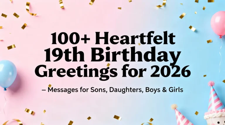 100+ Heartfelt 19th Birthday Greetings for 2026 – Messages for Sons, Daughters, Boys & Girls 10 100+ Heartfelt 19th Birthday Greetings for 2026 – Messages for Sons, Daughters, Boys & Girls