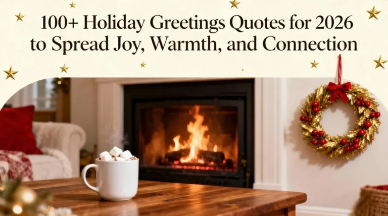 100+ Holiday Greetings Quotes for 2026 to Spread Joy, Warmth, and Connection