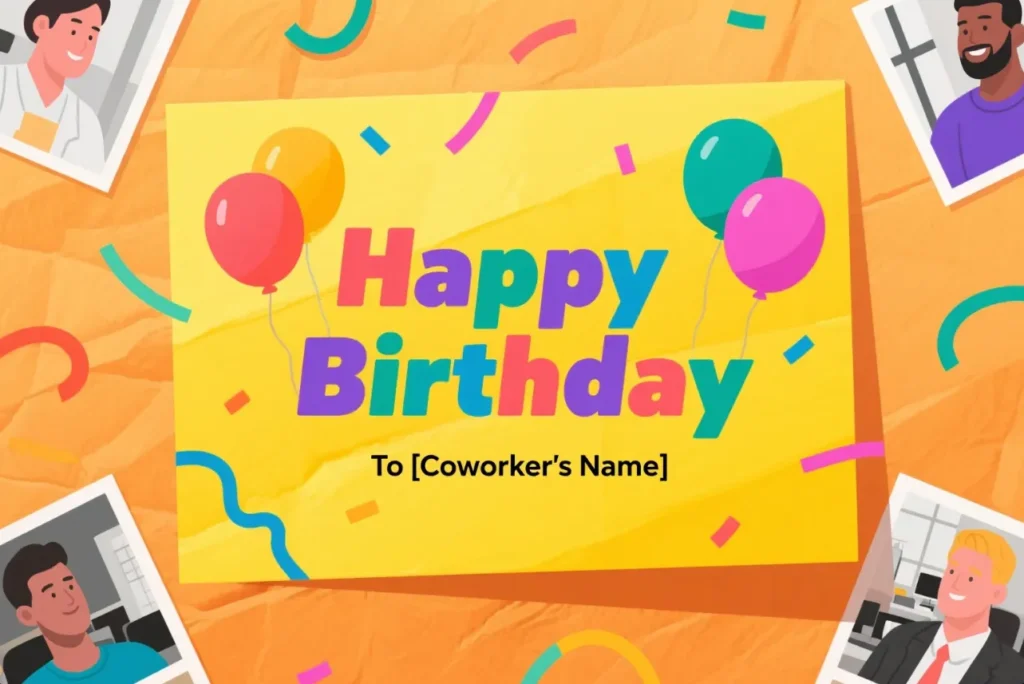 Birthday Greetings for Coworker
