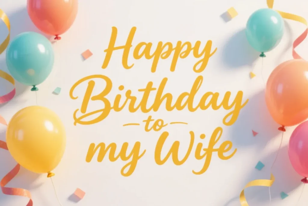 Birthday Greetings for Wife
