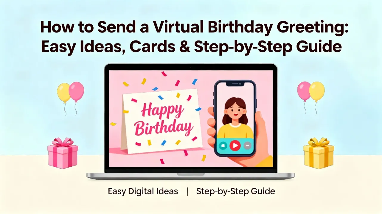 How to Send a Virtual Birthday Greeting Easy Ideas, Cards & Step-by-Step Guide