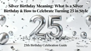 Silver Birthday Meaning What Is a Silver Birthday & How to Celebrate Turning 25 in Style