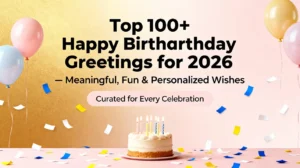 Top 100+ Happy Birthday Greetings for 2026 – Meaningful, Fun & Personalized Wishes