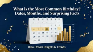 What Is the Most Common Birthday Dates, Months, and Surprising Facts
