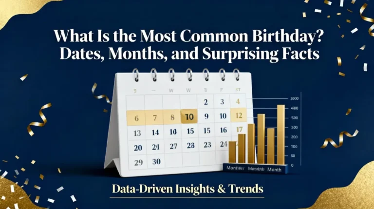 What Is the Most Common Birthday Dates, Months, and Surprising Facts