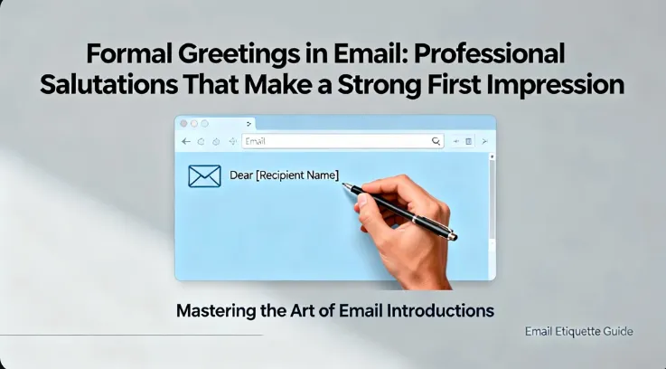 Formal Greetings in Email: Professional Salutations That Make a Strong First Impression