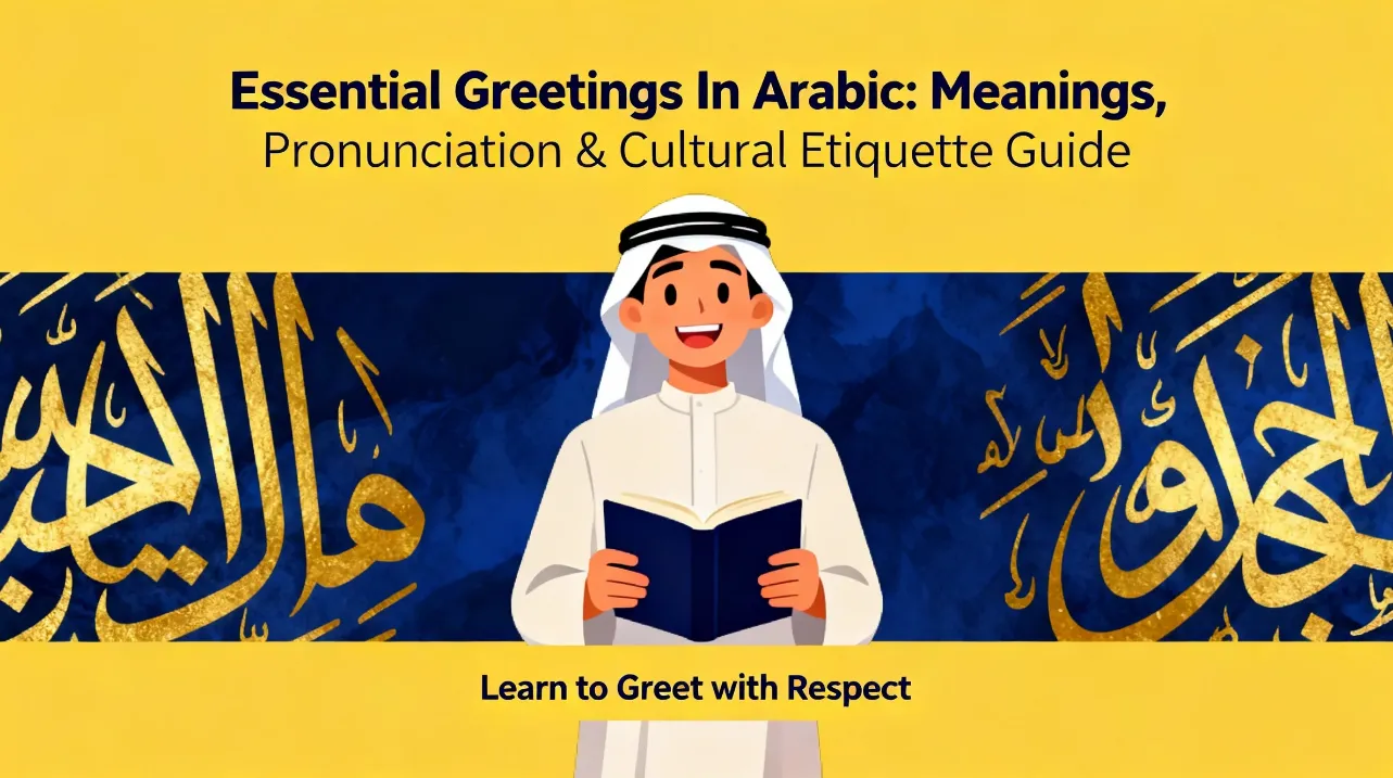 Essential Greetings In Arabic Meanings, Pronunciation & Cultural Etiquette Guide