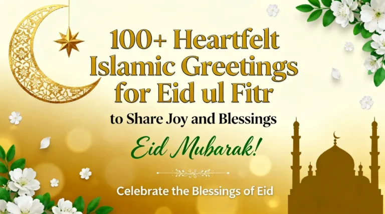100+ Heartfelt Islamic Greetings for Eid ul Fitr to Share Joy and Blessings