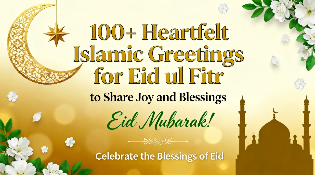 100+ Heartfelt Islamic Greetings for Eid ul Fitr to Share Joy and Blessings