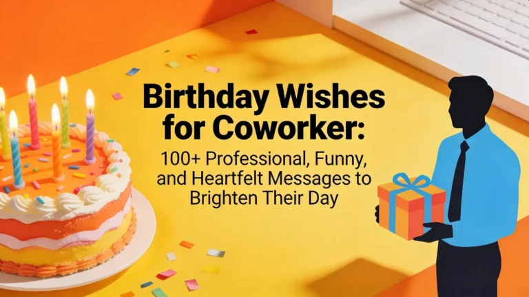 Birthday Wishes for Coworker 100+ Professional, Funny, and Heartfelt Messages to Brighten Their Day