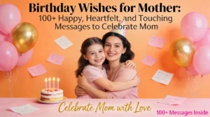 Birthday Wishes for Mother 100+ Happy, Heartfelt, and Touching Messages to Celebrate Mom